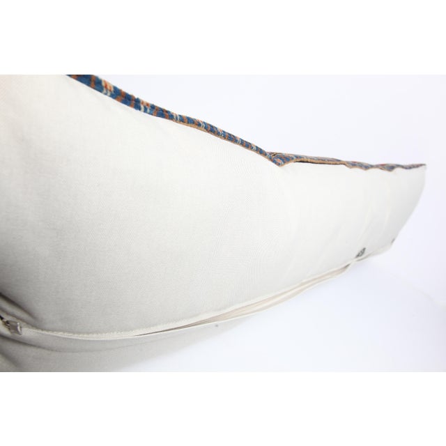 Vintage Turkoman Long Rug Pillow Cushion Cover -15'' X 46'' For Sale - Image 9 of 9