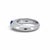 Blue Late 20th Century Piaget "Biseau" 18k Gold Ring — Natural Sapphire & Diamond | Signed & Numbered, Size 7.5 For Sale - Image 8 of 8