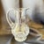 Mid-Century Modern Vintage Cut Crystal Pitcher | Hobstar & Starburst Pattern | Elegant Tabletop or Vase For Sale - Image 3 of 10