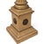Antique Sculptural Church Candleholder in Wood, 1860 For Sale - Image 3 of 14