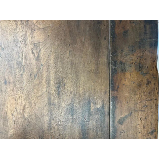Mid 20th Century Mid-Century Natural Wood Chinese Walnut Console Table — Grounded Anchor For Sale - Image 5 of 5