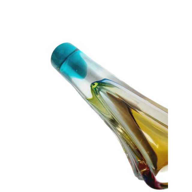 Vase by J. Hospodka for Chribska Glassworks, Czechoslovakia, 1960s For Sale - Image 13 of 17
