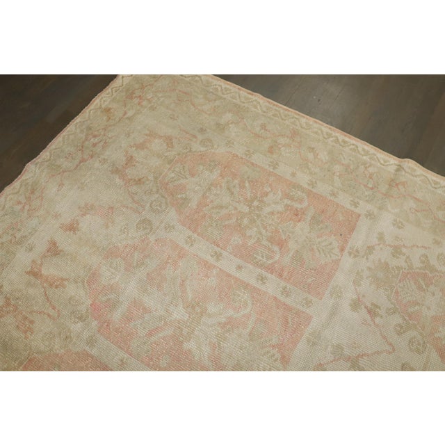 an early 20th Century Pale Pink and Cream Turkish Ghiordes Corridor Runner Details rug no. 10653 size 8' 4" x 18' 9" (254...