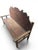 18th Century French Painted Wood Bench with High Back, 1750 For Sale - Image 10 of 11