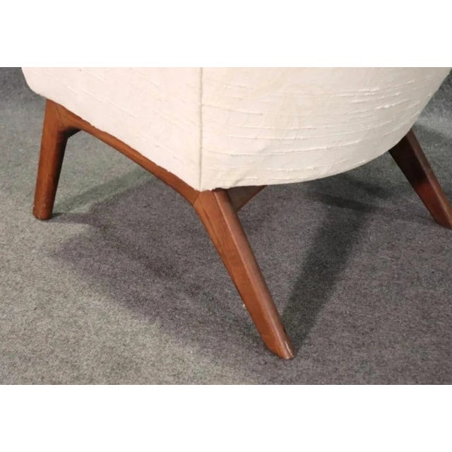 Mid 20th Century Adrian Pearsall 1611-C Wingback Chair For Sale - Image 9 of 12