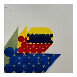 Richard Smith, Abstract Minimalist Color Silkscreen Print Richard Smith On The Bowery Pop Art, 1969-1971
