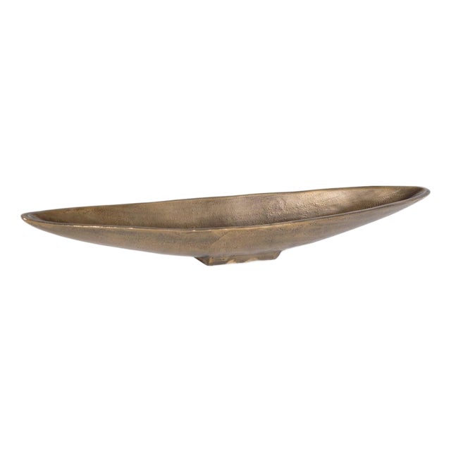 Brass Boat Bowl Medium For Sale