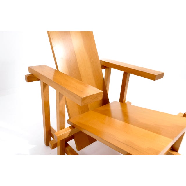 Vintage Dutch Armchair from Gerrit Rietfeld, 1980s For Sale - Image 13 of 18