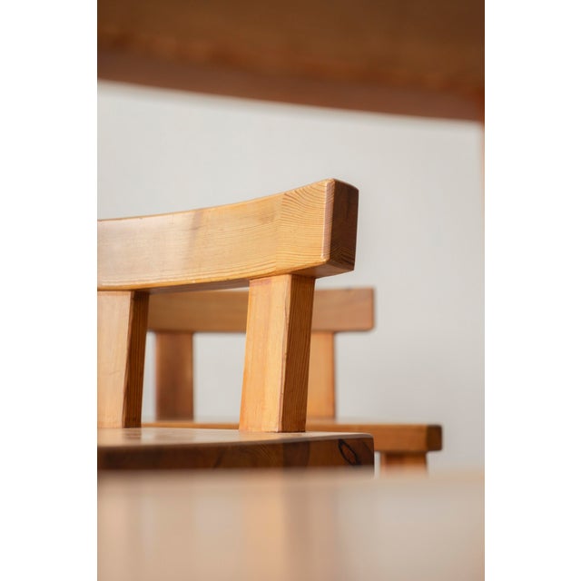 Vintage Dining Chairs by Roland Wilhelmsson, 1970s, Set of 6 For Sale - Image 3 of 4