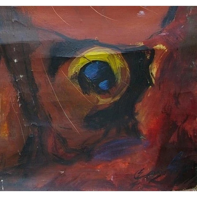1990s Abstract Butterfly Oil Painting, Avant-Garde Expressionism, Ukrainian Artist 90-94 For Sale - Image 6 of 6