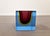 Blue Murano Sommerso Glass Cube by Flavio Poli, 1960s For Sale - Image 8 of 12