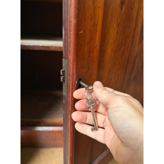 Brown William IV Sideboard or Chiffonier Server of Mahogany With Acanthus Leaf Accents For Sale - Image 8 of 16