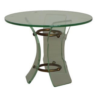 Glass Coffee Table by Pietro Chiesa for Fontana Arte, 1940 For Sale