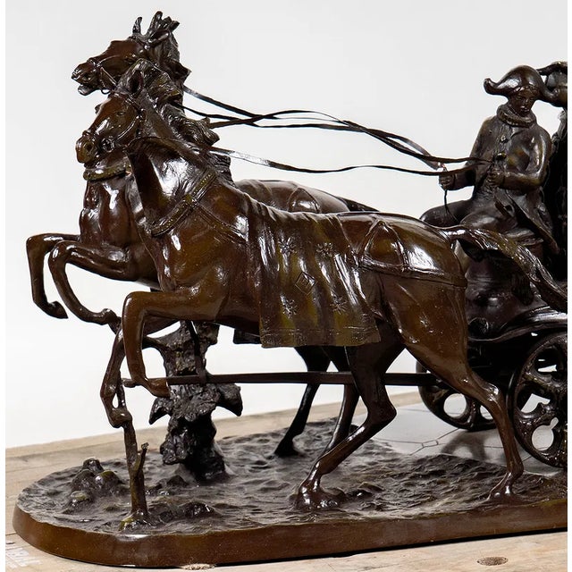 Large and exceptionally detailed bronze figural sculpture signed Jim Davidson, depicting an elaborate Cinderella-style...