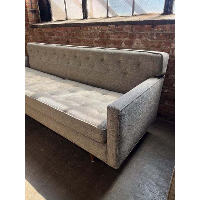 1950s Finn Juhl Rare 'Model 9316' Sofa for Baker in Original Wool Fabric by Knoll, 1950's For Sale - Image 5 of 10