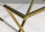 Hollywood Regency Acrylic Glass and Brass Console Table by Charles Hollis Jones, 1980s For Sale - Image 13 of 15