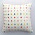 FirmaMenta Italian Multicolor Polka Dot Smoky Pink Velvet Pillow For Sale - Image 4 of 5