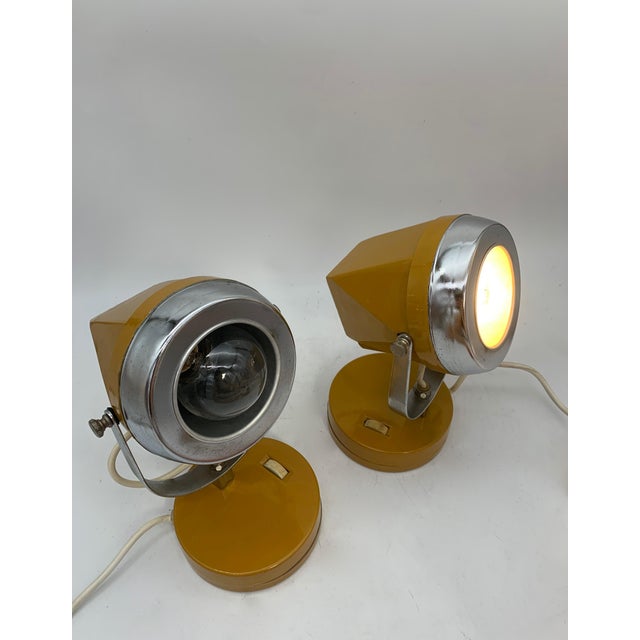 Industrial Brown Table Lamp attributed to Reggiani, Italy, 1970s For Sale - Image 3 of 7