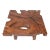 Square Living Edge Coffee Table 42 For Sale