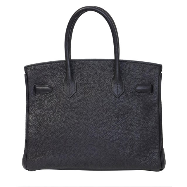 Metal Hermès Birkin 30 Noir Togo Gold Hardware 2015 For Sale - Image 7 of 8