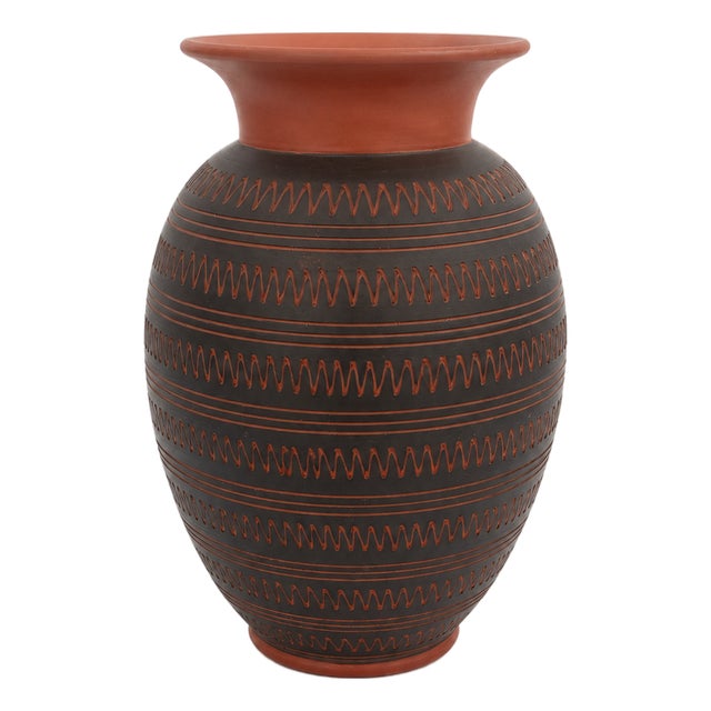 Brutalist Studio Pottery West German Vase by Rudi Stahl, 1960s For Sale