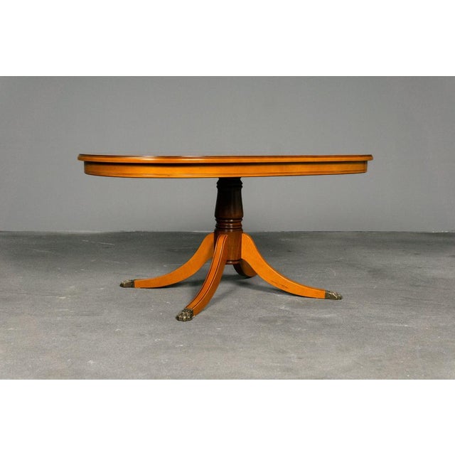 Brown English Style Coffee Table For Sale - Image 8 of 11