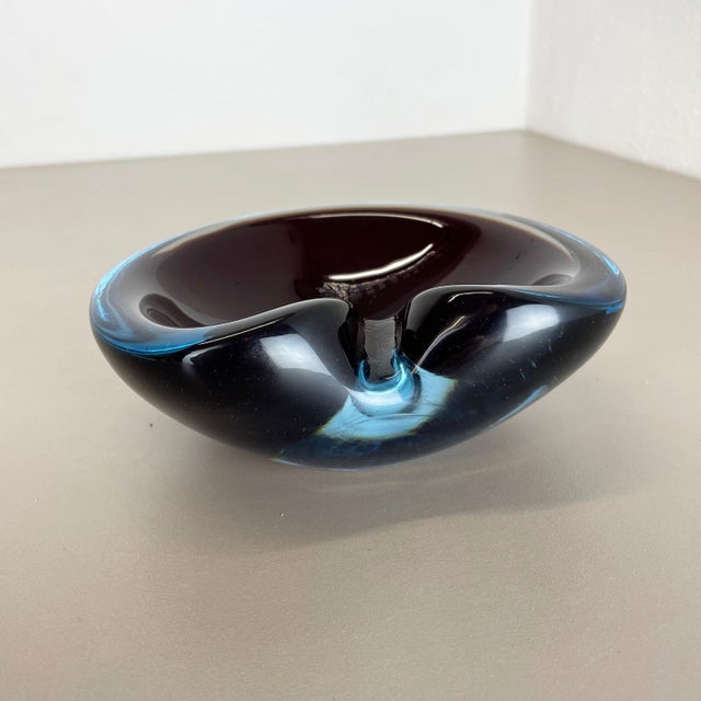 Large Murano Glass Ashtray, Italy, 1970s For Sale - Image 11 of 18