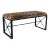 Custom Order for Jerry - Scalamandre Maison by Port 68 Medallion Gold Base with Le Tigre Natural Double Bench For Sale
