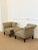 English Vintage English Napoleon Edwin Lutyens Armchairs – A Pair For Sale - Image 3 of 10