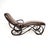 Antique Bentwood and Leather Chaise Lounge, 1880 For Sale - Image 3 of 17
