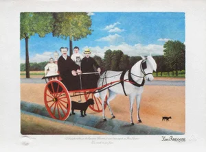 1990s Le Douanier Rousseau (After), La Carriole Du Père Junier, Lithograph