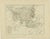 Antique Map of Asia by Mentelle, 1819 For Sale