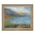 Hildegarde Hamilton by Island Mountains and Boats by the Coast, Mid 20th Century Landscape For Sale