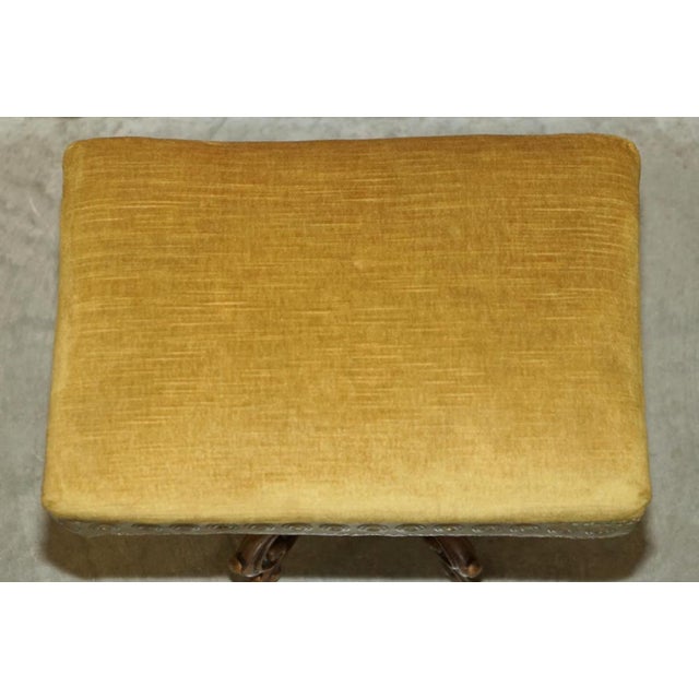 Italian Dragon Gilt Bronze Stool, 1860s For Sale - Image 14 of 18