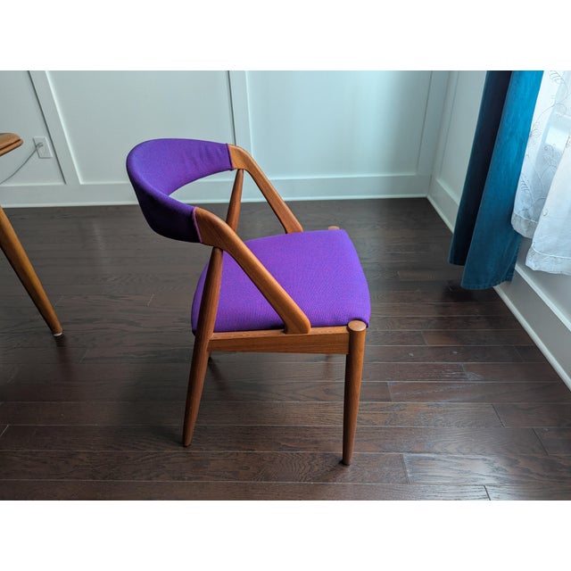 Set of 6 Vintage Danish Modern Teak Dining Chairs (Attributed 4 Niels Møller, 2 Kai Kristiansen) For Sale - Image 12 of 18