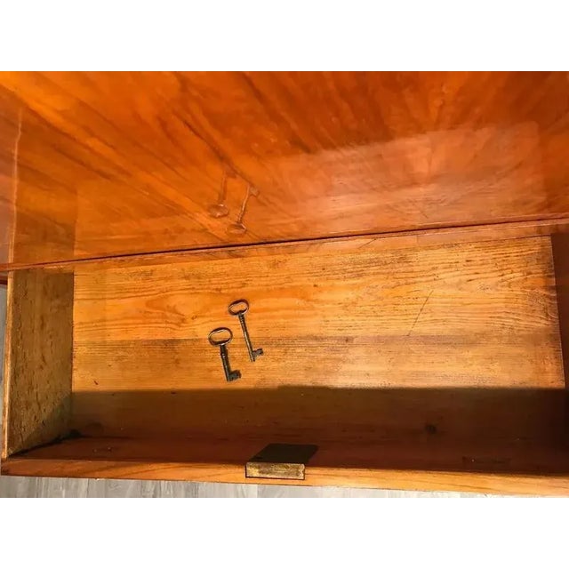 Biedermeier Secretary Desk, 1820s For Sale - Image 3 of 9