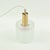 Mid-Century Scandinavian Crystal Glass and Brass Pendant Light by Carl Fagerlund for Orrefors, Sweden, 1960s For Sale - Image 6 of 9