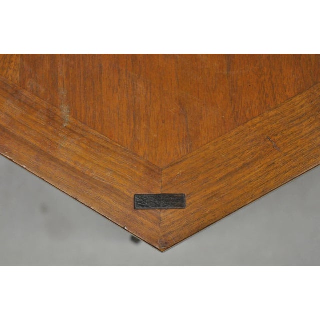 Mid 20th Century Mid 20th Century Lane Altavista Mid Century Modern Walnut 2 Door Side Drum Cabinet End Table For Sale - Image 5 of 12