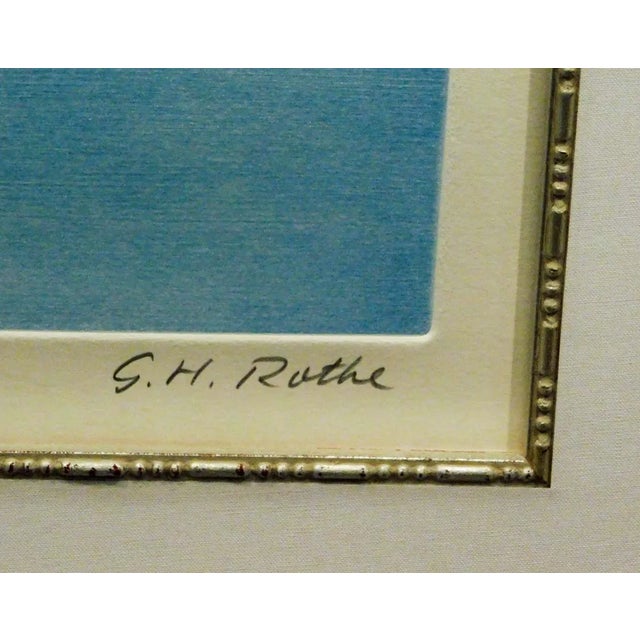 G H Rothe Pas De Deux 1977 Hand Signed Art Limited Edition Ballet Dancer Framed For Sale - Image 4 of 6