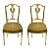 Pair of French Giltwood Accent Chairs, Circa 1910's For Sale