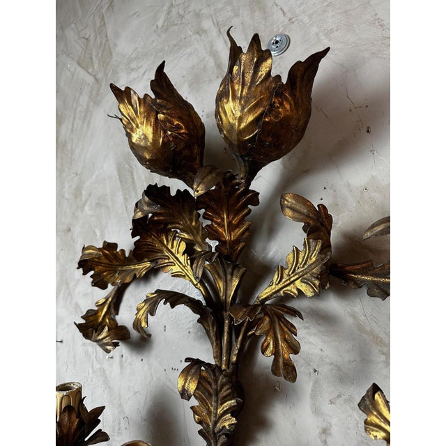 Vintage Italian Wall Lights, 1950s, Set of 2 For Sale - Image 10 of 16