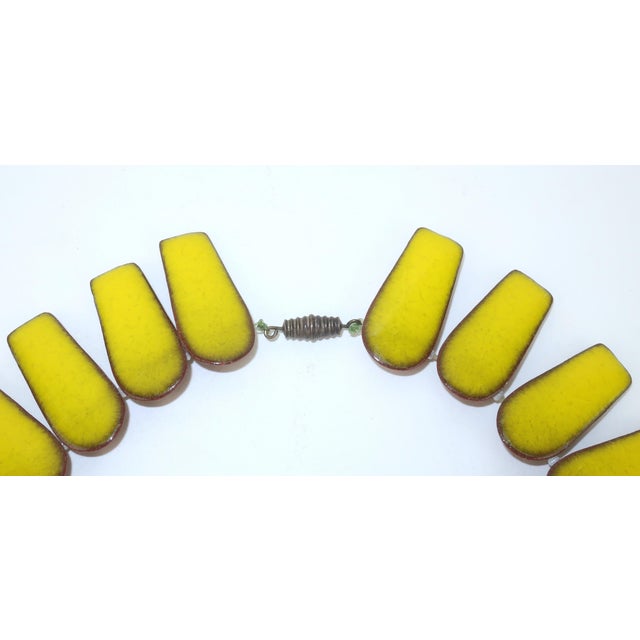 Brondsted Denmark Art Pottery Ceramic Collar Necklace, 1960's For Sale In Atlanta - Image 6 of 13