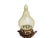 1930s Empire Bronze Pending Lamp with Uranium Glass, France, 1890s For Sale - Image 5 of 14