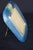 Sky Blue Twisted Photo Frame in Murano Glass and Brass, 2000 For Sale - Image 3 of 9
