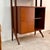 Brown Italian Modular Teak Bookcase with Bar Compartment and Sliding Doors, 1960s For Sale - Image 8 of 13