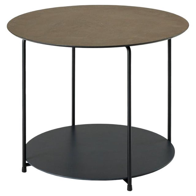 Metal Stone Bronze Roma 600 Coffee Table by Disain1971 For Sale - Image 7 of 7