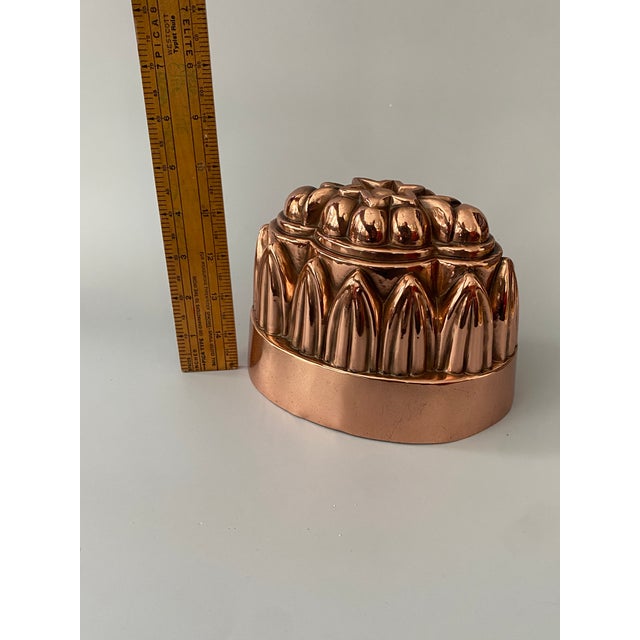 19th C Antique English Copper Jelly Mold For Sale - Image 15 of 16
