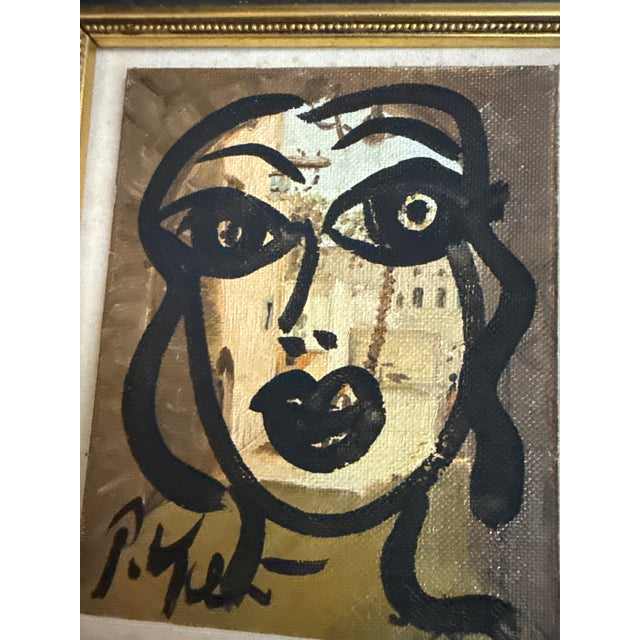 Peter Keil 1970s Miniature Peter Keil Pair of Paintings For Sale - Image 4 of 6