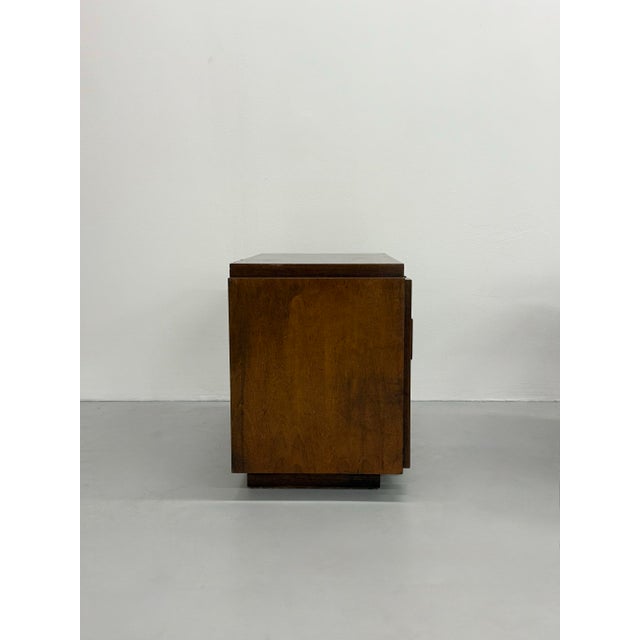 Vintage Lane Brutalist Walnut Nightstands - Pair For Sale In West Palm - Image 6 of 7