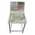 Vintage Acrylic Chrome Ghost Chair Counter For Sale